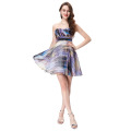 Grace Karin Sleeveless Chiffon Printed Short Prom Dress GK000114-1